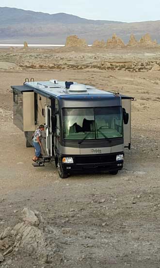 Views of the Trona Pinnacles