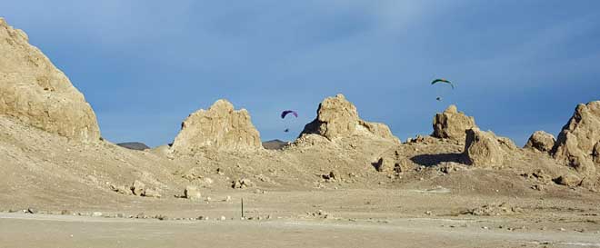 Our personal air show this morning at the Pinnacles