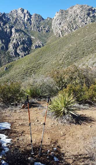 My view at the base of the Four Peaks