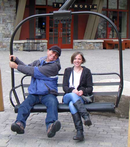 Dad and Mindy at Northstar Resort