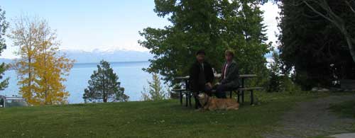 Lunch at Lake Tahoe