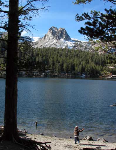 Mary Lake southwest of Mammoth Lakes