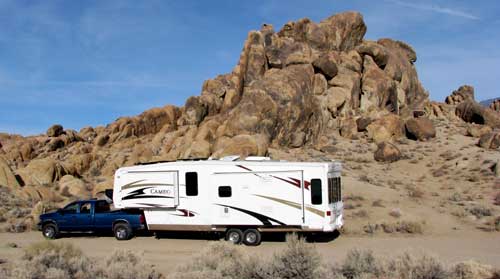 Boondocked in the Alabama Hills