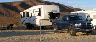 Campsite at Fort Irwin