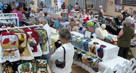 Craft show at the senior center