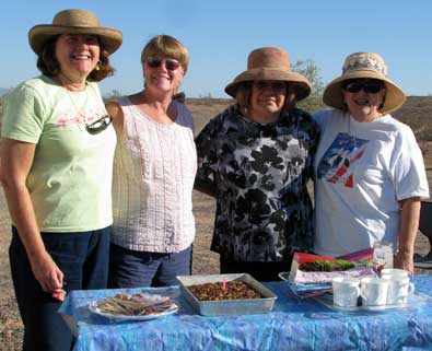 Gwen's birthday party in the desert