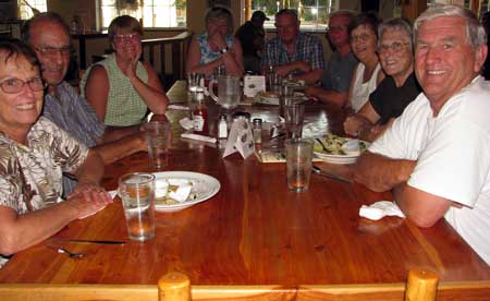 Dinner at The Outpost, John Day