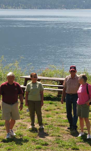 On the Wallowa Lake north shore