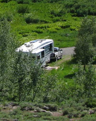 Camping at Jackman Campground