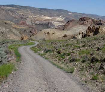 We begin the 4 miles into the canyon