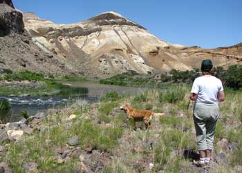 Going for a stroll along the Owyhee
