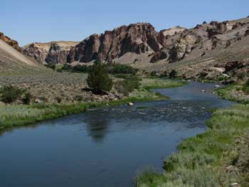 Our first view of the Owyhee River
