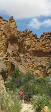 Hiking up Juniper Gulch