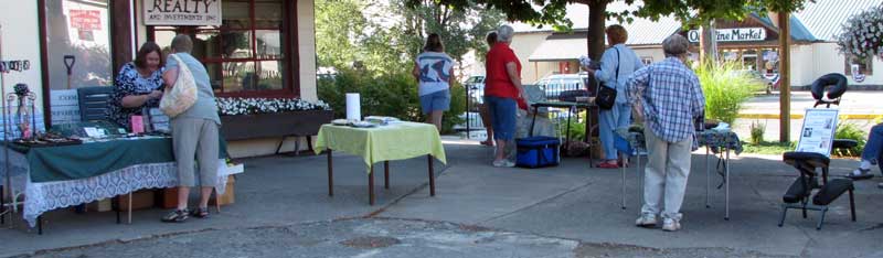 Farmers Market in Halfway, Oregon