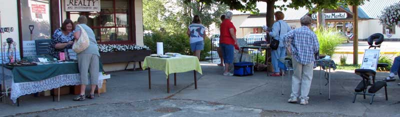 Farmers Market in Halfway, Oregon