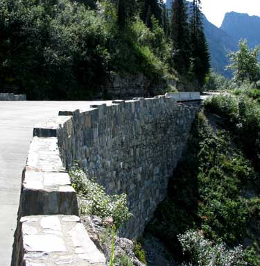 Our goal is Logan Pass on the "Going to the Sun" road