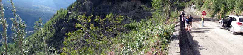 There is renovation on the Going to the Sun Road