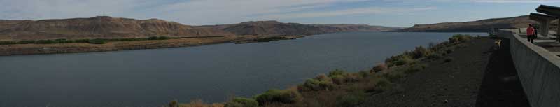 Our first view of the Columbia River