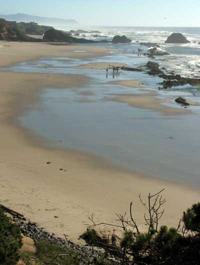 The Pacific Ocean near Waldport