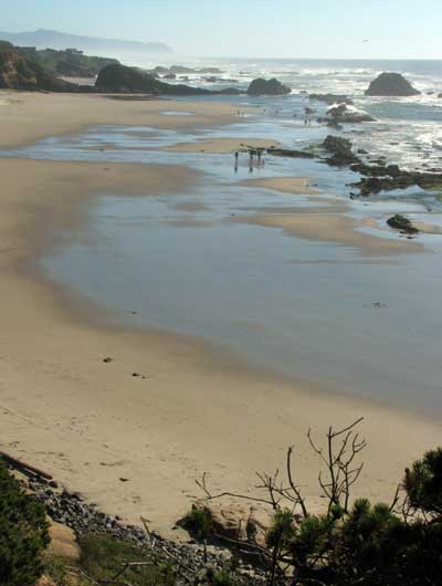 The Pacific Ocean near Waldport