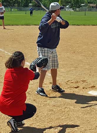 Dave at bat 