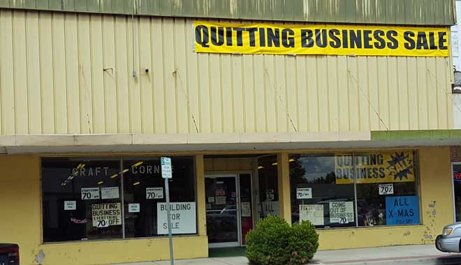 Craft store going out of business sale, lots of gift ideas