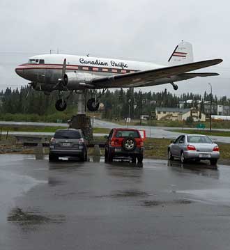 DC-3 "weather vane" in Whitehorse