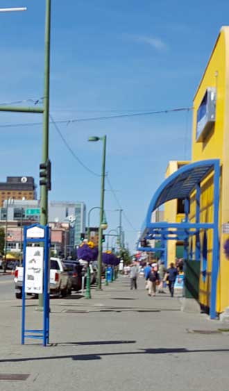 View of downtown Anchorage and of the many float planes from our trolly