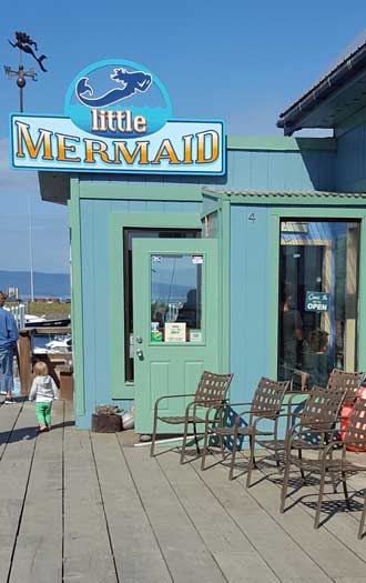 A restaurant recommended for great seafood