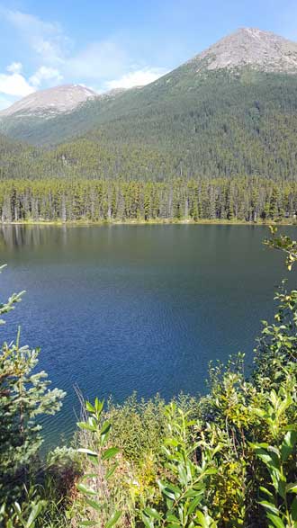 Lakes are everywhere along the Cassiar