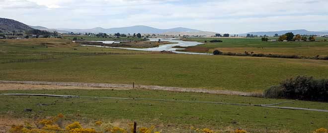 Lost River in the distance