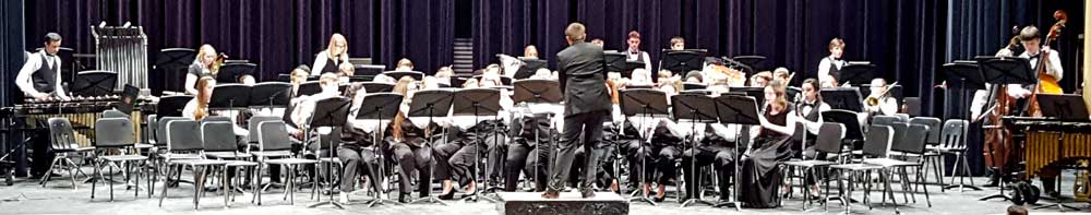 Roseburg High School Winter band concert