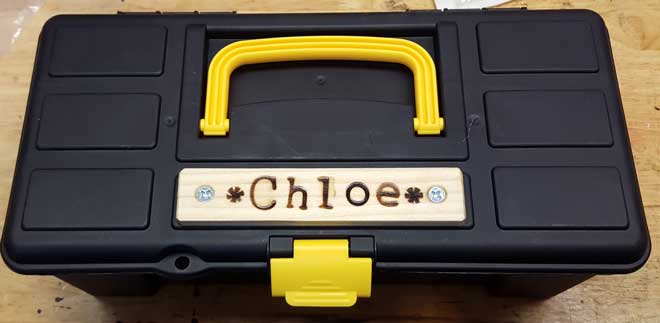 Personalized dollar store tool boxes