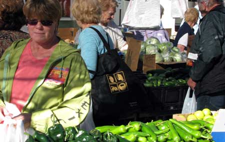 Shopping at the Yuma Farmer's Market