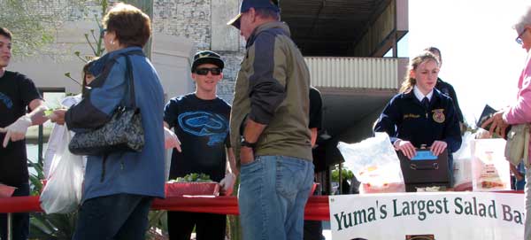 World's largest FFA salad bar