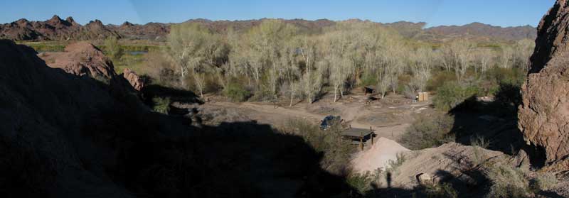 Picacho State Park looking toward the Colorado River