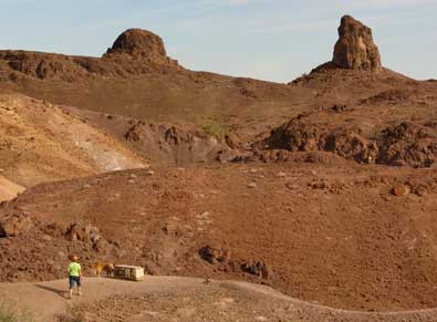 Painted desert view