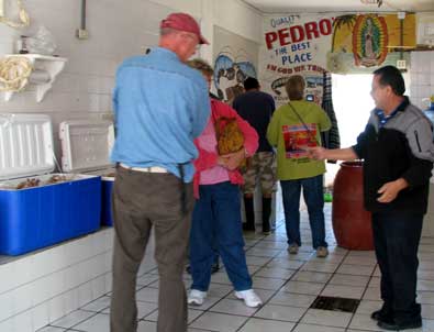 Negotiating for the best price on shrimp