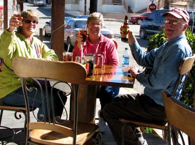 Having lunch in downtown Old Fishing village