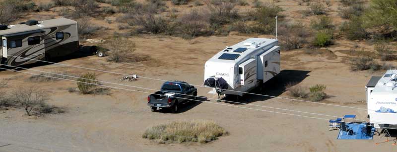 Our parking spot at Snyder Hill