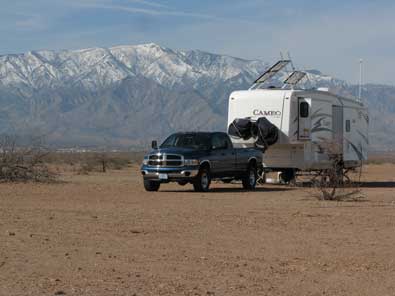 Boondocked 8 miles east of Safford, AZ on BLM land.