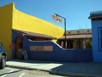 The Patio Cafe in Columbus had simple but good food.