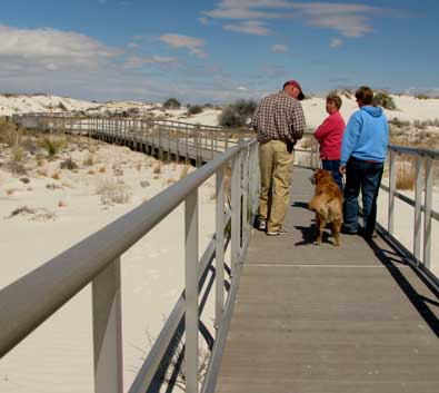 White Sands Boardwalk