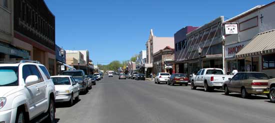 Bullard Street in Historic downtown Silver City