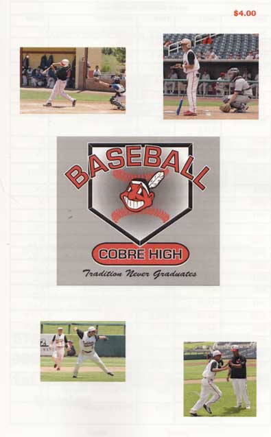 Cobre High School Baseball, Bayard, New Mexico