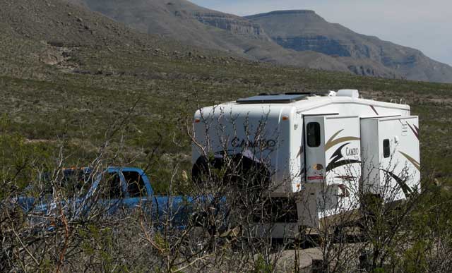 Our Cameo at Oliver Lee State Park, New Mexico