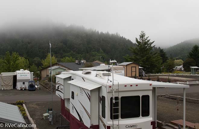 Low clouds slow to clear today.