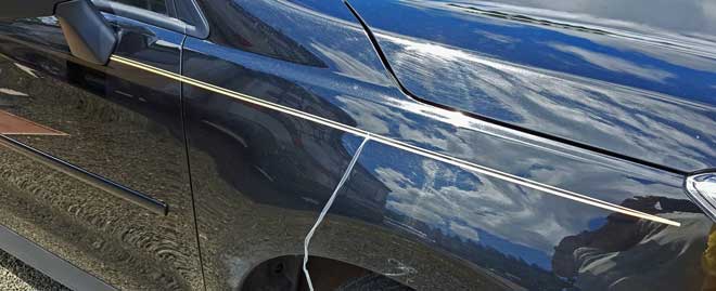 pinstripping the Forester