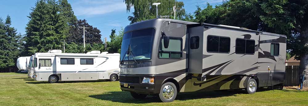 Elks RV park in Puyallup, Washington