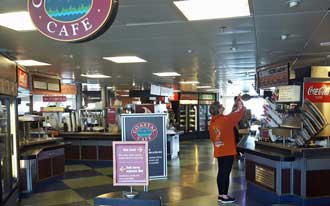 Onboard cafe